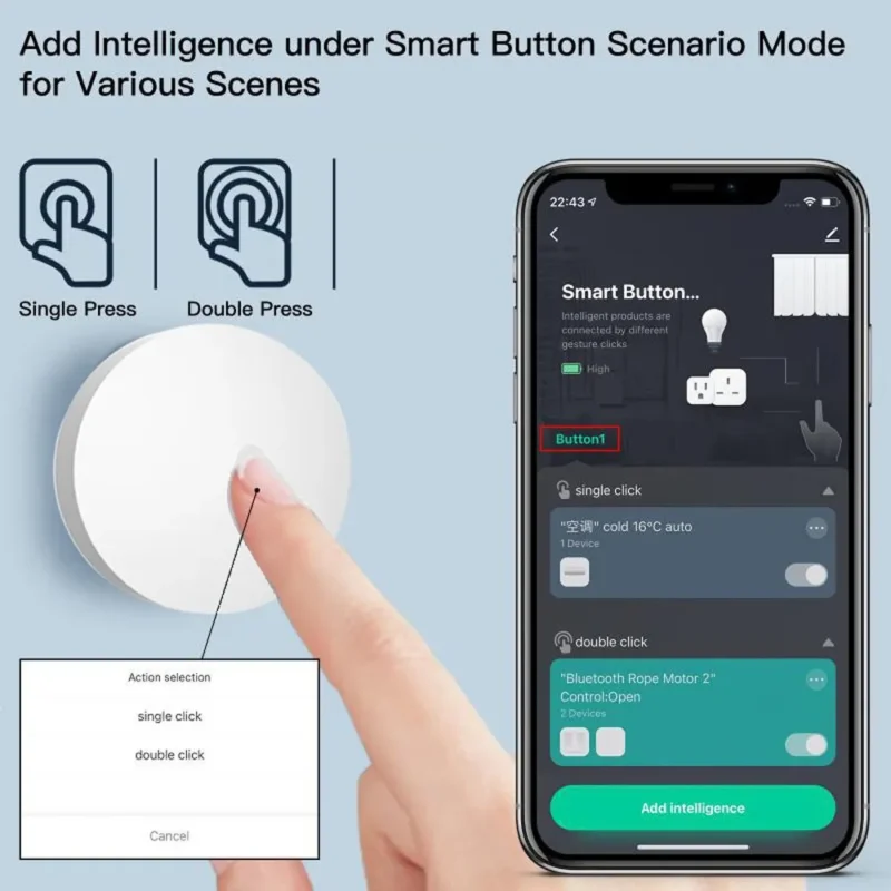 Tuya ZigBee Button Scene - Switch Intelligent - Image 2