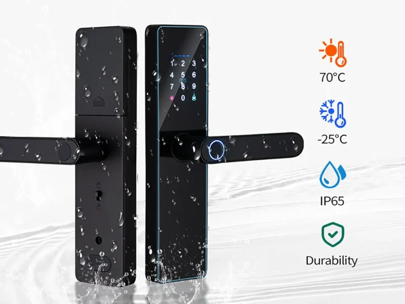 Smart Lock for Front Door Lock Aluminium - Image 4