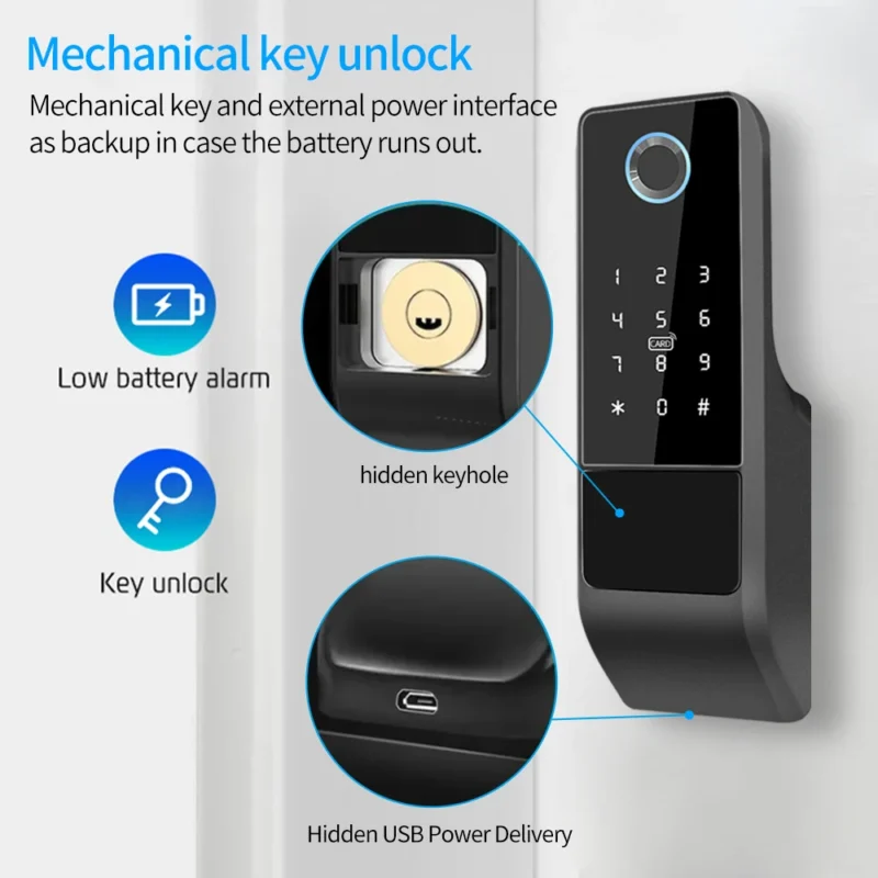 Smart Door Lock Outdoor Gate Lock - Image 3