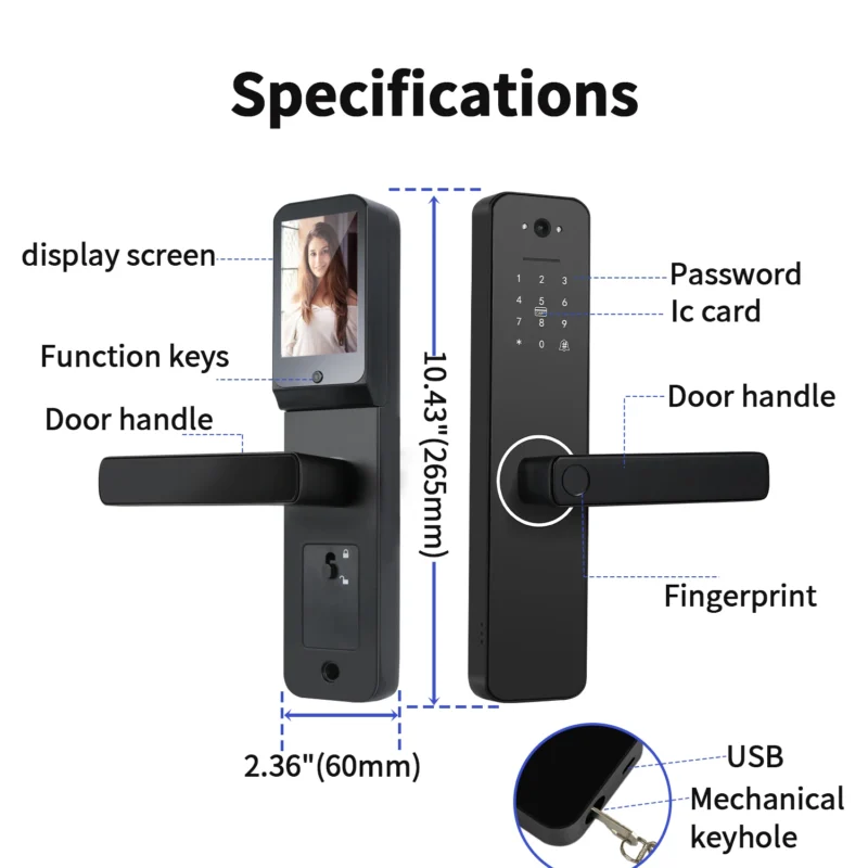 Digital Camera Smart Lock for Home House Apartment - Image 7