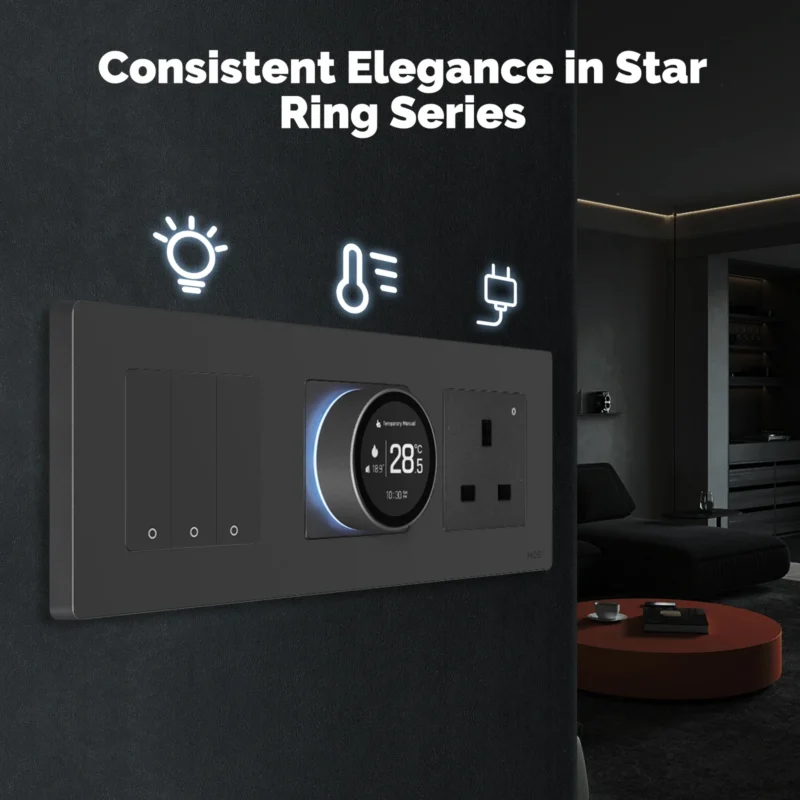 Tuya ZigBee Smart Knob Thermostat With Alexa Google - Image 2