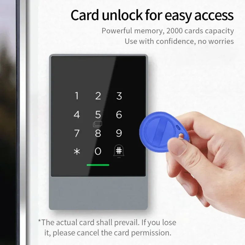 TTLOCK K3/K3F Fingerprint Access Control Door System Opener for Intercom Nfc Bluetooth Electric Gate Keypad 13.56Mhz RFID Card - Image 4