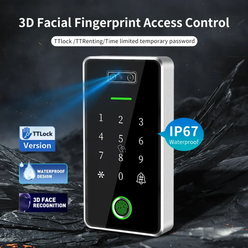 Smart Lock Fingerprint & Face Recognition Access Control